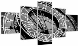 Mivali Tablou - Ceasul Astronomic, Praga, Republica Cehă, din cinci bucăți 125x70 cm (V023447V12570)