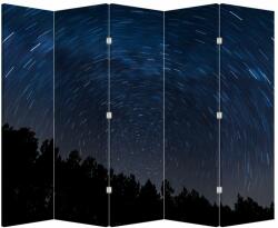 Mivali Paravan - cerul nocturn, din 5 bucăți, 210x170 cm (P020039P225180)