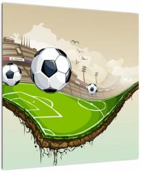 Mivali Tablou - Teren de fotbal, dintr-o bucată 50x50 cm (V023515V5050)