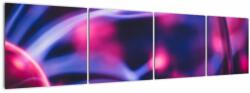 Mivali Tablou abstract mov, din patru bucăți 160x40 cm (V020032V16040)