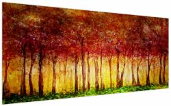Mivali Tablou - Pictura pădurii cu frunziș, dintr-o bucată 200x100 cm (V021984V200100)