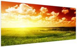 Mivali Tablou cu luncă cu soarele strălucitor, dintr-o bucată 200x100 cm (V021174V200100)