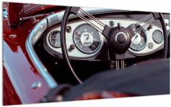 Mivali Tablou pe sticlă - Automobil, dintr-o bucată 100x50 cm pe sticlă (V022681V10050GD)