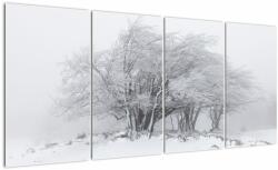 Mivali Tablou - Iarnă albă, din patru bucăți 160x80 cm (V022824V16080)