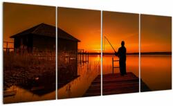 Mivali Tablou cu pescar, din patru bucăți 160x80 cm (V020264V16080)
