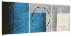 Mivali Tablou Abstracție (cu ceas), din trei bucăți 90x30 cm cu ceas (V021781V9030C)