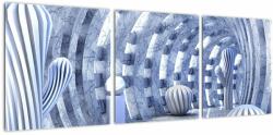 Mivali Tablou - 3D Abstract, din trei bucăți 90x30 cm (V022995V9030)