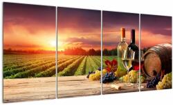 Mivali Tablou cu vie și vin, din patru bucăți 160x80 cm (V020717V16080)