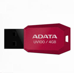 ADATA Slim Bevelled UV100 4GB USB 2.0 AUV100-4G-R