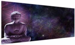 Mivali Tablou - Buddha cu florile vieții, dintr-o bucată 250x125 cm (V023113V250125)