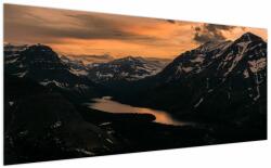 Mivali Tablou - Lac între munți, dintr-o bucată 200x100 cm (V022684V200100)