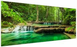 Mivali Tablou - Cascada Erawan din Kanchanaburi, Thailanda, dintr-o bucată 250x125 cm (V023561V250125)