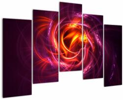 Mivali Tabloul cu abstracțiune modernă care luminează, din cinci bucăți 125x90 cm (V020131V12590)