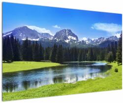 Mivali Tablou - vâfurile montane înzăpezite, dintr-o bucată 120x80 cm (V021908V12080)