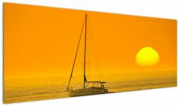 Mivali Tablou - Barca în mijlocul mării, dintr-o bucată 145x58 cm (V022634V14558)