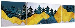 Mivali Tablou - Peisaj polar, din patru bucăți 160x40 cm (V022137V16040)