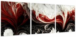 Mivali Tablou - Abstract marmură, din trei bucăți 90x30 cm (V024036V9030)