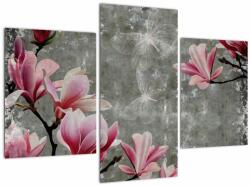 Mivali Tablou cu flori, din trei bucăți 90x60 cm (V022313V90603PCS)