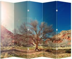 Mivali Paravan - Copac în deșert, din 5 bucăți, 210x170 cm (P021260P225180)