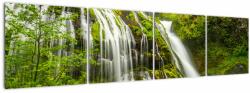 Mivali Tablou - Cascada, Wind River Valley, din patru bucăți 160x40 cm (V021693V16040)
