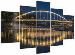 Mivali Tablou cu făntână arteziană, din cinci bucăți 150x105 cm (V020660V150105)