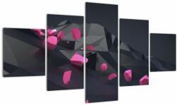 Mivali Tablou 3D abstracție, din cinci bucăți 125x70 cm (V021021V12570)