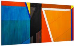 Mivali Tablou pe sticlă - Geometrie, dintr-o bucată 100x50 cm pe sticlă (V022409V10050GD)