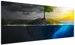 Mivali Tablou reprezentând două părți, dintr-o bucată 250x125 cm (V020948V250125)