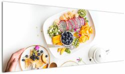 Mivali Tablou cu farfurie cu fructe pe masă, dintr-o bucată 145x58 cm (V021257V14558)