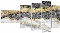 Mivali Tablou - Mandala în marmură, din cinci bucăți 110x60 cm (V022780V11060)