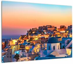 Mivali Tablou - Santorini în amurg, dintr-o bucată 70x50 cm (V021709V7050)