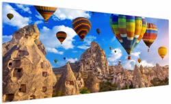Mivali Tablou - Baloane cu aer cald, Cappadocia, Turcia. , dintr-o bucată 250x125 cm (V022964V250125)