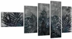 Mivali Tablou - Frunze de palmier, din cinci bucăți 110x60 cm (V022450V11060)