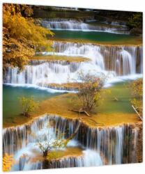 Mivali Tablou - Cascada Huay Mae Khamin, Thailanda, dintr-o bucată 40x40 cm (V023678V4040)