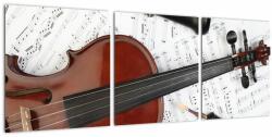 Mivali Tablou - Unelte muzicale, din trei bucăți 90x30 cm (V022193V9030)