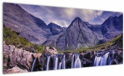 Mivali Tablou cu cascade, dintr-o bucată 100x40 cm (V020913V10040)
