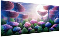 Mivali Tablou - Ciuperci sub lună plină, dintr-o bucată 200x100 cm (V022921V200100)