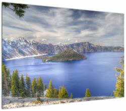 Mivali Tablou lacul montan, dintr-o bucată 100x70 cm (V020644V10070)