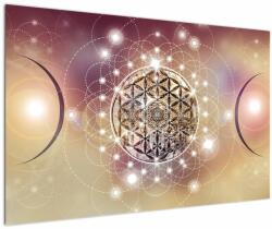Mivali Tablou - Mandala cu elemente, dintr-o bucată 120x80 cm (V022953V12080)
