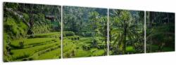 Mivali Tablou cu terasele cu orez Tegalalang, Bali, din patru bucăți 160x40 cm (V021569V16040)