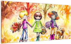 Mivali Tablou pe sticlă - Prietenie, dintr-o bucată 100x50 cm pe sticlă (V023402V10050GD)