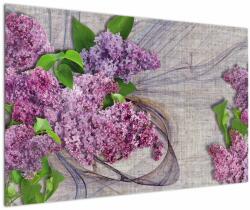 Mivali Tablou - Flori de liliac, dintr-o bucată 120x80 cm (V022447V12080)