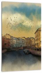 Mivali Tablou - Râul Moyka, Sankt Petersburg, Rusia, dintr-o bucată 20x30 cm (V023205V2030)