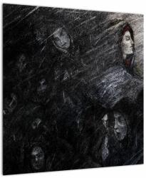 Mivali Tablou - Tristețe și renunțare, dintr-o bucată 50x50 cm (V022011V5050)