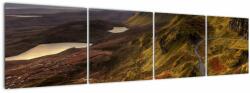 Mivali Tablou cu munții din Scoția, din patru bucăți 160x40 cm (V021136V16040)