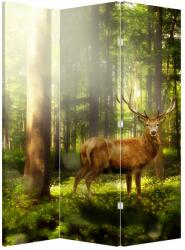 Mivali Paravan - Cerbul în pădure, din 3 bucăți, 126x170 cm (P021263P135180)
