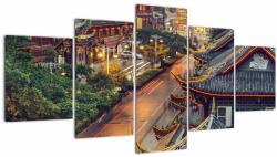 Mivali Tablou - Qintai Road, Chengdu, China, din cinci bucăți 150x80 cm (V023315V150805PCS)