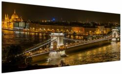 Mivali Tablou orașului nocturn, dintr-o bucată 250x125 cm (V020332V250125)
