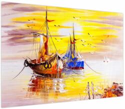 Mivali Tablou - Pictură barcă, dintr-o bucată 100x70 cm (V023844V10070)