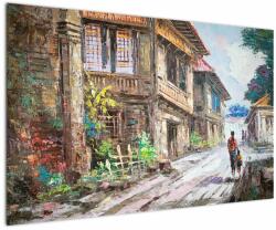 Mivali Tablou - Satul filipinez, Asia, dintr-o bucată 120x80 cm (V023208V12080)